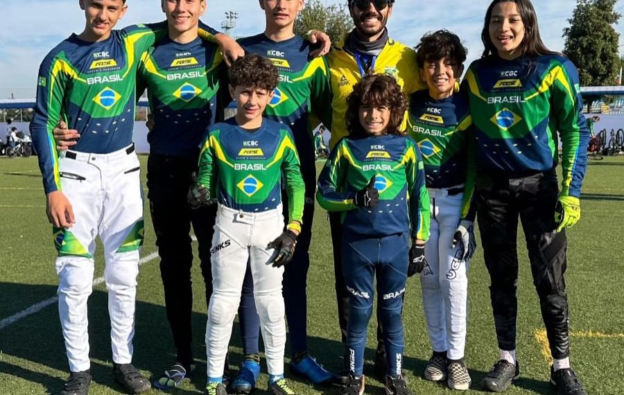 Atletas de Poços de Caldas representam o Brasil em campeonatos de BMX Racing no Chile