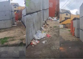 Aduelas deixadas há dois anos em avenida de Poços geram reclamações