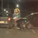 Trânsito na zona sul de Poços entra em colapso após pane em carreta e acidente com três veículos