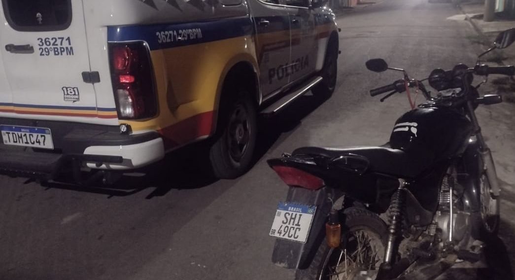 Adolescente é apreendido com motocicleta adulterada no Cohab de Poços de Caldas