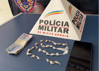 Polícia Militar prende suspeito de tráfico de drogas no bairro Cascatinha