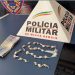 Polícia Militar prende suspeito de tráfico de drogas no bairro Cascatinha