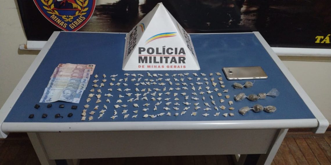 Homem de 31 anos é preso por tráfico de drogas na zona sul de Poços de Caldas