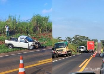Acidente entre quatro veículos deixa uma pessoa ferida na SP-215