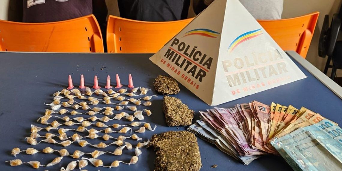 Três homens são presos por tráfico de drogas em Poços de Caldas