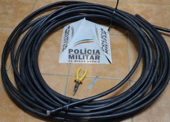 Polícia Militar prende dupla por furto de fiação de cobre no centro de Poços de Caldas