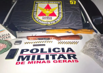 Suspeito condenado a 33 anos de prisão é preso com armas e drogas no Sul de Minas