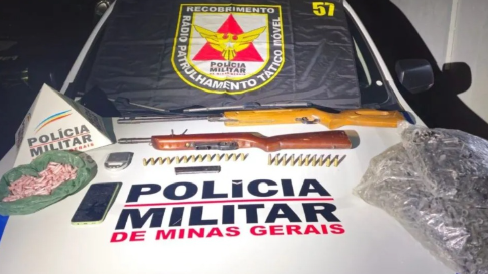 Suspeito condenado a 33 anos de prisão é preso com armas e drogas no Sul de Minas