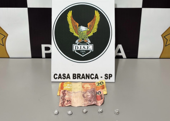 Homem é preso por tráfico de drogas em Casa Branca