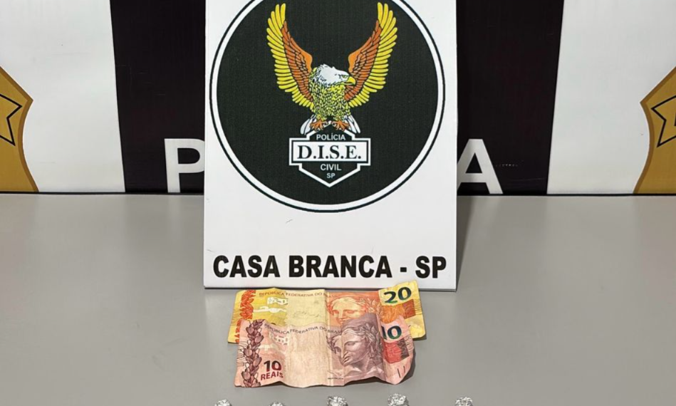 Homem é preso por tráfico de drogas em Casa Branca
