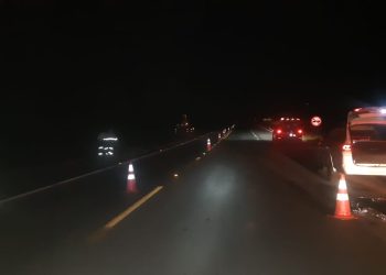 Pedestre morre após ser atropelado por motocicleta na BR-459