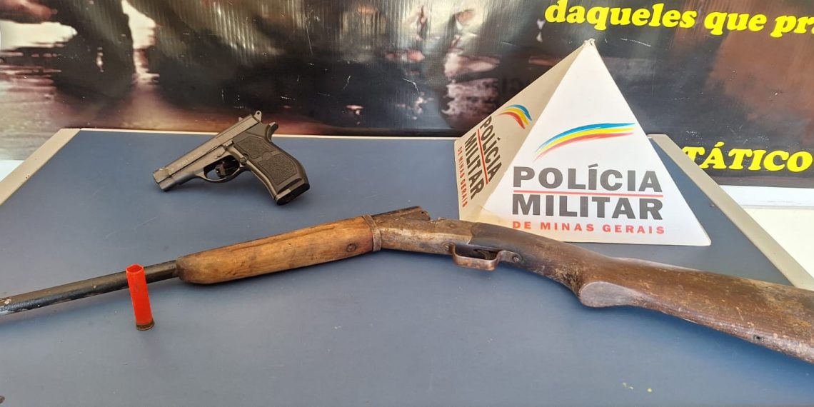 PM prende dono de açougue por posse ilegal de arma de fogo em Poços de Caldas