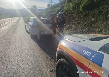 Polícia Militar Rodoviária recupera veículo furtado, na rodovia do Contorno, em Poços de Caldas