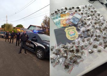 Dupla é detida e entorpecentes são apreendidos durante cumprimento de mandado em Divisa Nova
