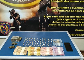 Homem conhecido no meio policial é preso com 110 pedras de crack e outras drogas em Poços