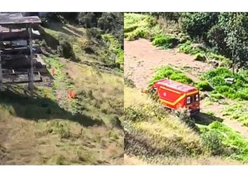 Adolescente fica gravemente ferido ao cair de construção abandonada em Poços