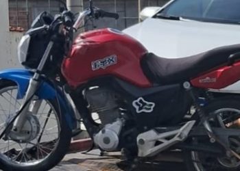 Moto furtada em pátio do Detran é recuperada pela PM de Poços
