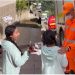 Bombeiros fazem surpresa para garota que não foi à corrida por motivos de saúde; VÍDEO