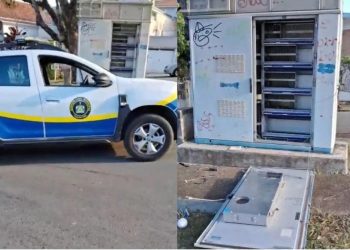 Central de fibra óptica é danificada e tem fiação furtada em Poços de Caldas
