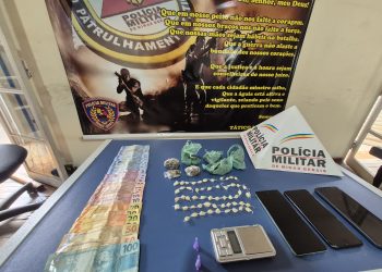 Dois são apreendidos e um suspeito é preso por tráfico de drogas em Poços