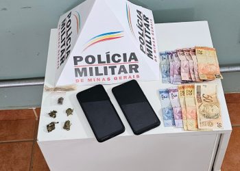 PM prende homem e apreende menor por tráfico em praça central de Poços de Caldas