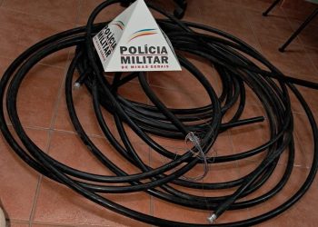 PM prende dois homens por furto de fiação em Poços de Caldas