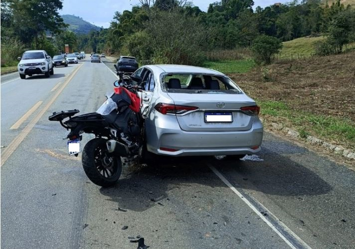 Morre motociclista vítima de acidente na BR-146 em Poços de Caldas