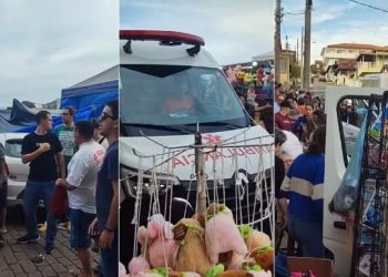 Idoso atropela 13 pessoas e invade barracas de festa junina após passar mal ao volante