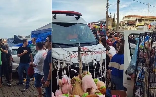 Idoso atropela 13 pessoas e invade barracas de festa junina após passar mal ao volante
