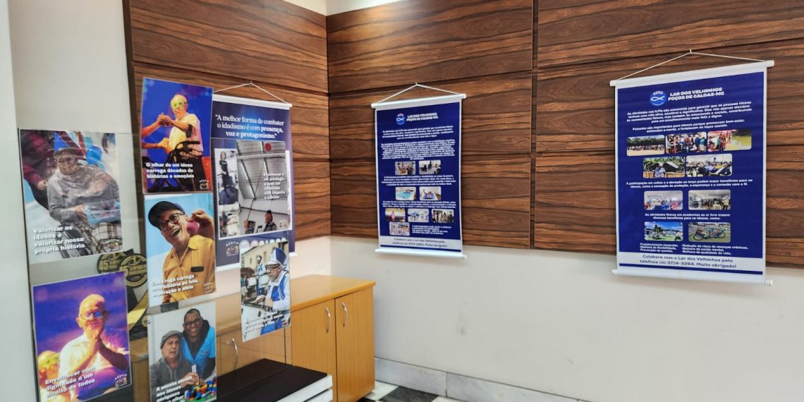 Combate à violência contra a pessoa idosa é tema de exposição na Câmara de Poços