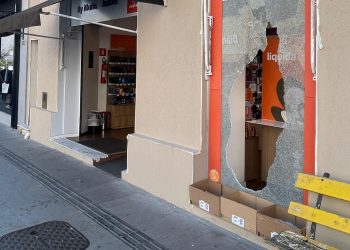 Loja de cosméticos é arrombada no Centro de Poços de Caldas