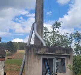 Vandalismo em reservatório do DMAE afeta abastecimento em bairros de Poços