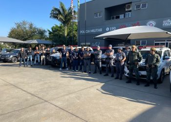 Forças de segurança realizam operação em estabelecimentos que comercializam peças automotivas usadas na região