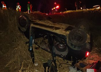 URGENTE: Bebê de um mês, jovem de 15 anos e homem de 21 morrem em acidente na MG-455 em Andradas; outros quatro ficam feridos