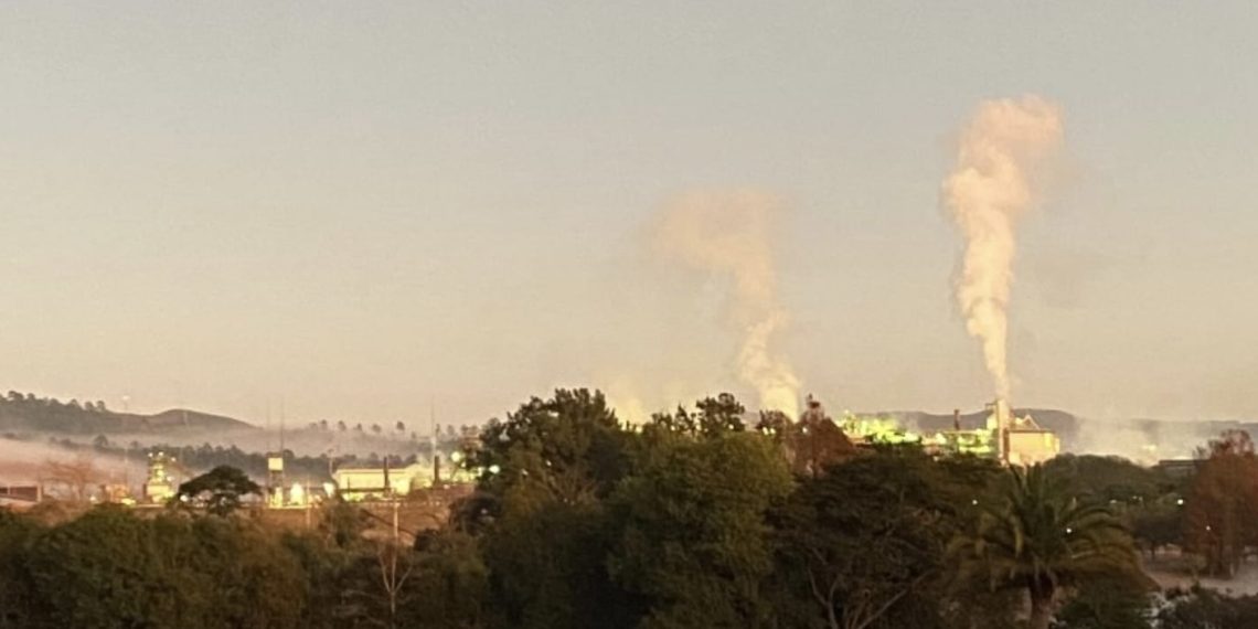 Veja fotos da geada desta quarta-feira (30/7) em Poços de Caldas