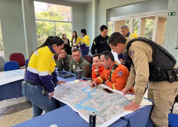 Simulado de rompimento de barragem mobiliza forças de segurança em Poços de Caldas