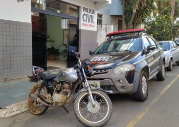 Polícia Civil apreende motocicleta adulterada em Botelhos
