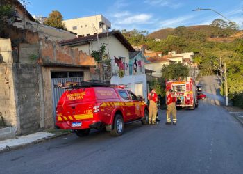 Vazamento em botijão de gás provoca princípio de incêndio em residência