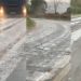 VÍDEO: rodovia fica coberta de gelo após chuva de granizo na região