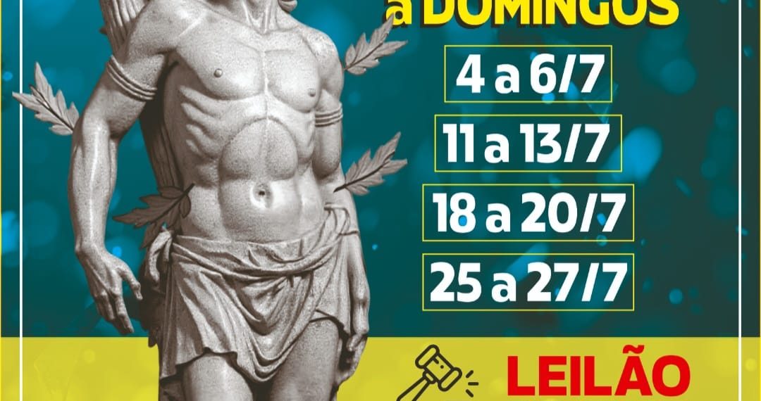 Festa em Louvor a São Sebastião começa neste final de semana em Poços de Caldas