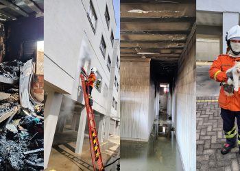 Incêndio atinge apartamento no Jardim Dr. Ottoni em Poços de Caldas