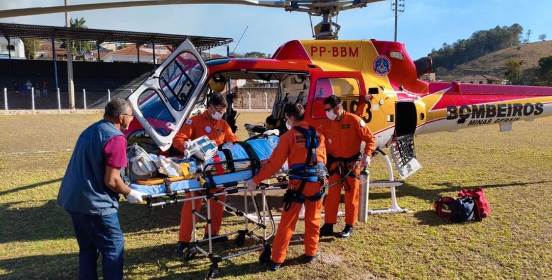 Incêndio em secador de café deixa dois homens gravemente feridos