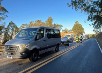 Acidente é registrado na rodovia do Contorno em Poços na manhã desta segunda (11)