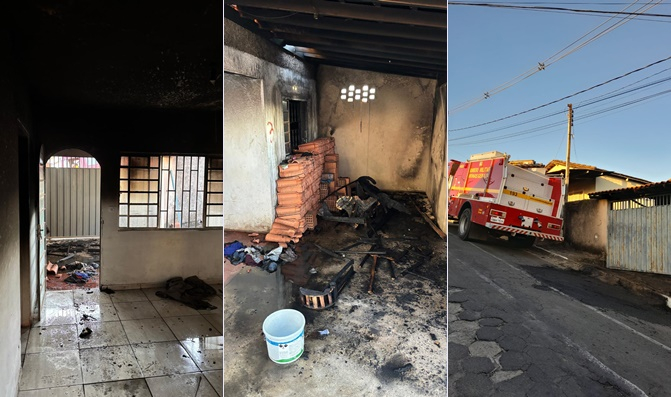 Incêndio atinge residência desocupada em Andradas