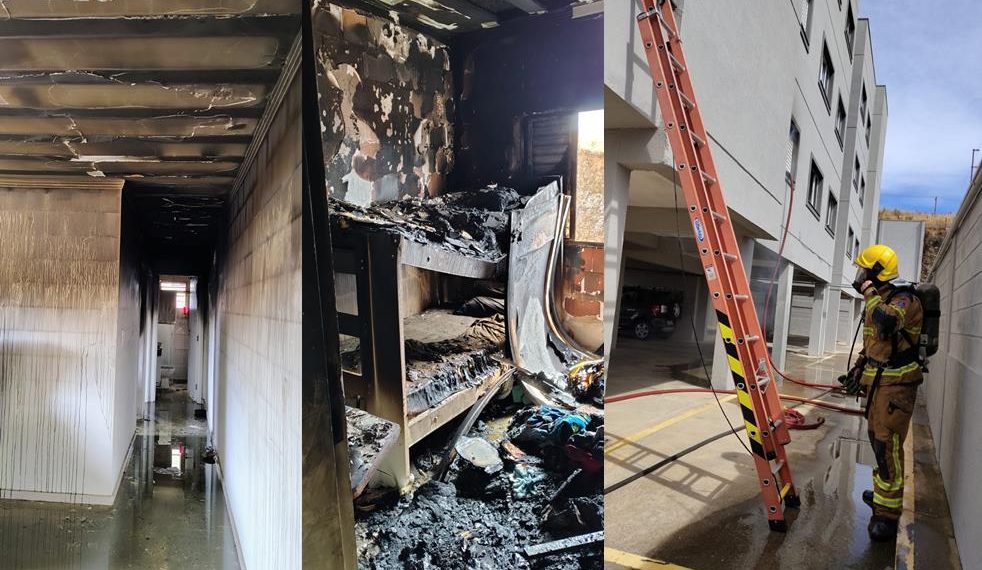 Família que teve apartamento destruído por incêndio na zona oeste de Poços, faz vaquinha online para buscar ajuda