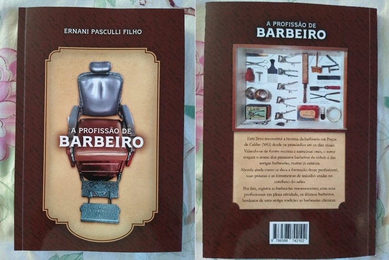 Profissão de Barbeiro é destaque em livro que será lançado neste domingo (31) em Poços