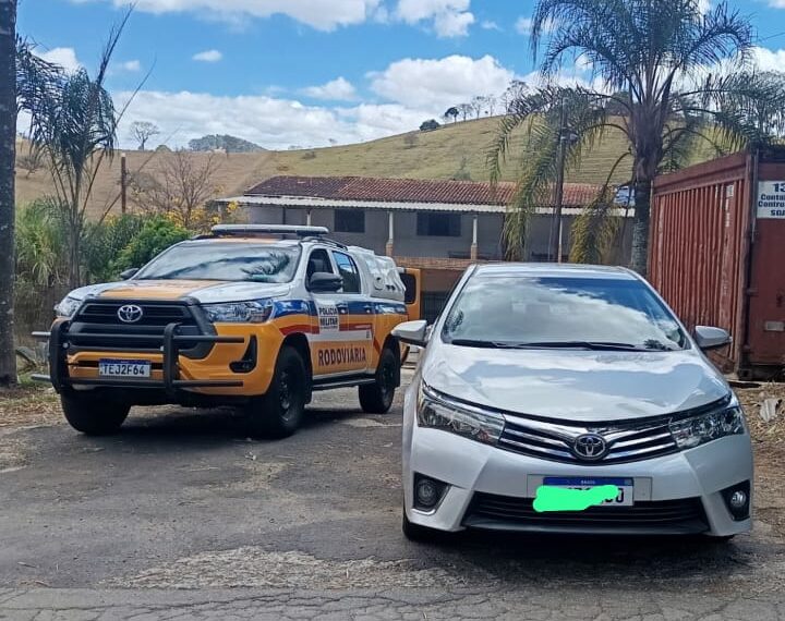 Veículo clonado é apreendido e condutor preso na MG-179