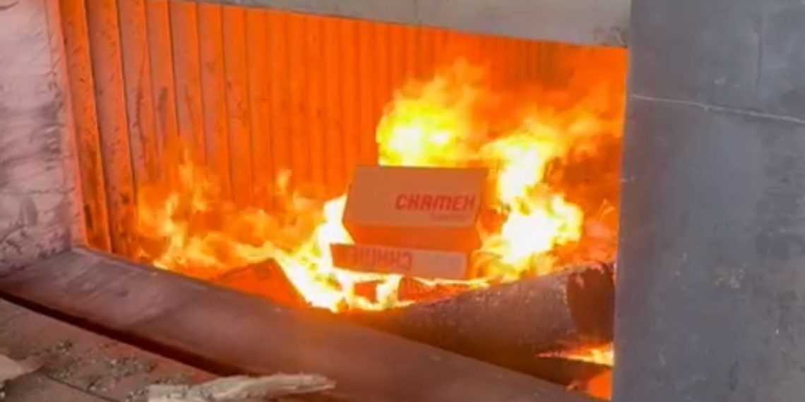 VÍDEO: cerca de 5kg de drogas são incineradas em Casa Branca