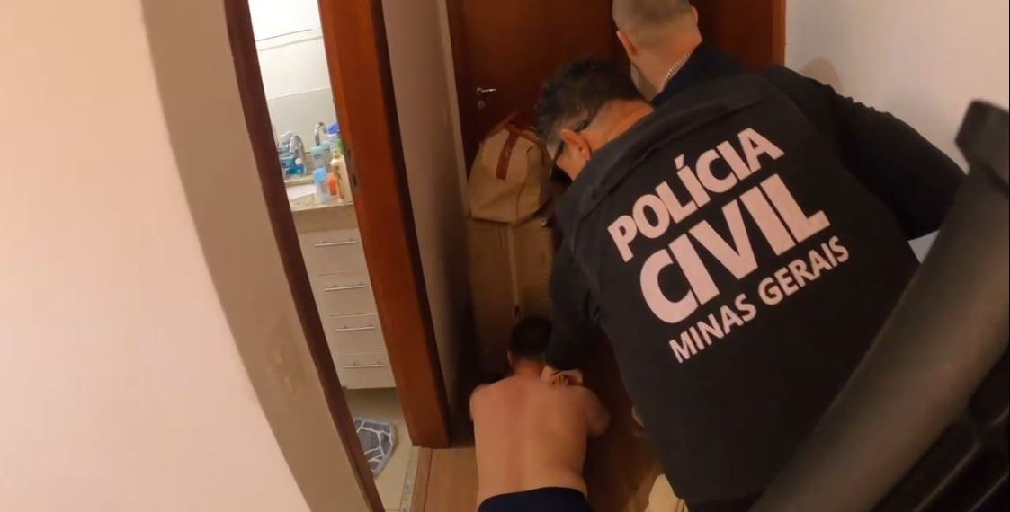 Vídeo mostra prisão em Poços de empresário suspeito de homicídio; VEJA