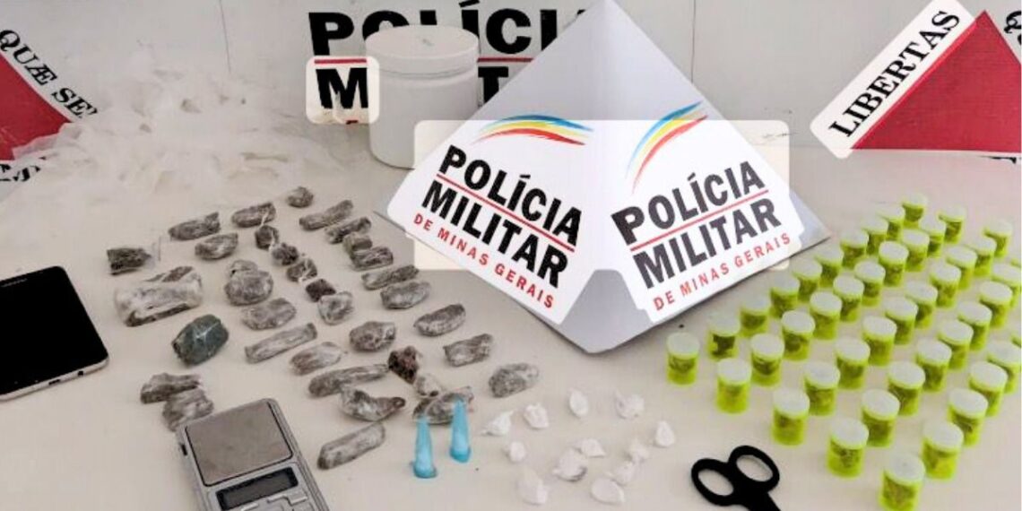 Homem é preso e adolescente apreendido por tráfico de drogas em Andradas